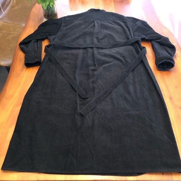 NWT Uniqlo Oversized Black Minimalist Casual Loose Fit Belted Long Sleeves. XS - Picture 15 of 16